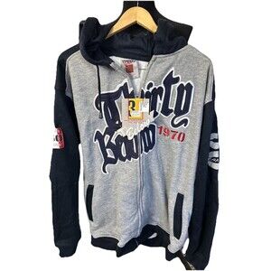 Vintage Thirty Below Zip Hoodie Jacket XL Y2K Embroidered NWT